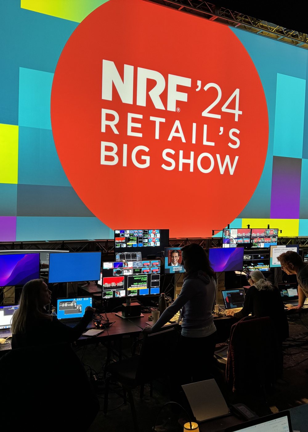 The NRF Retail&rsquo;s Big Show stage and show control during the FDX launch