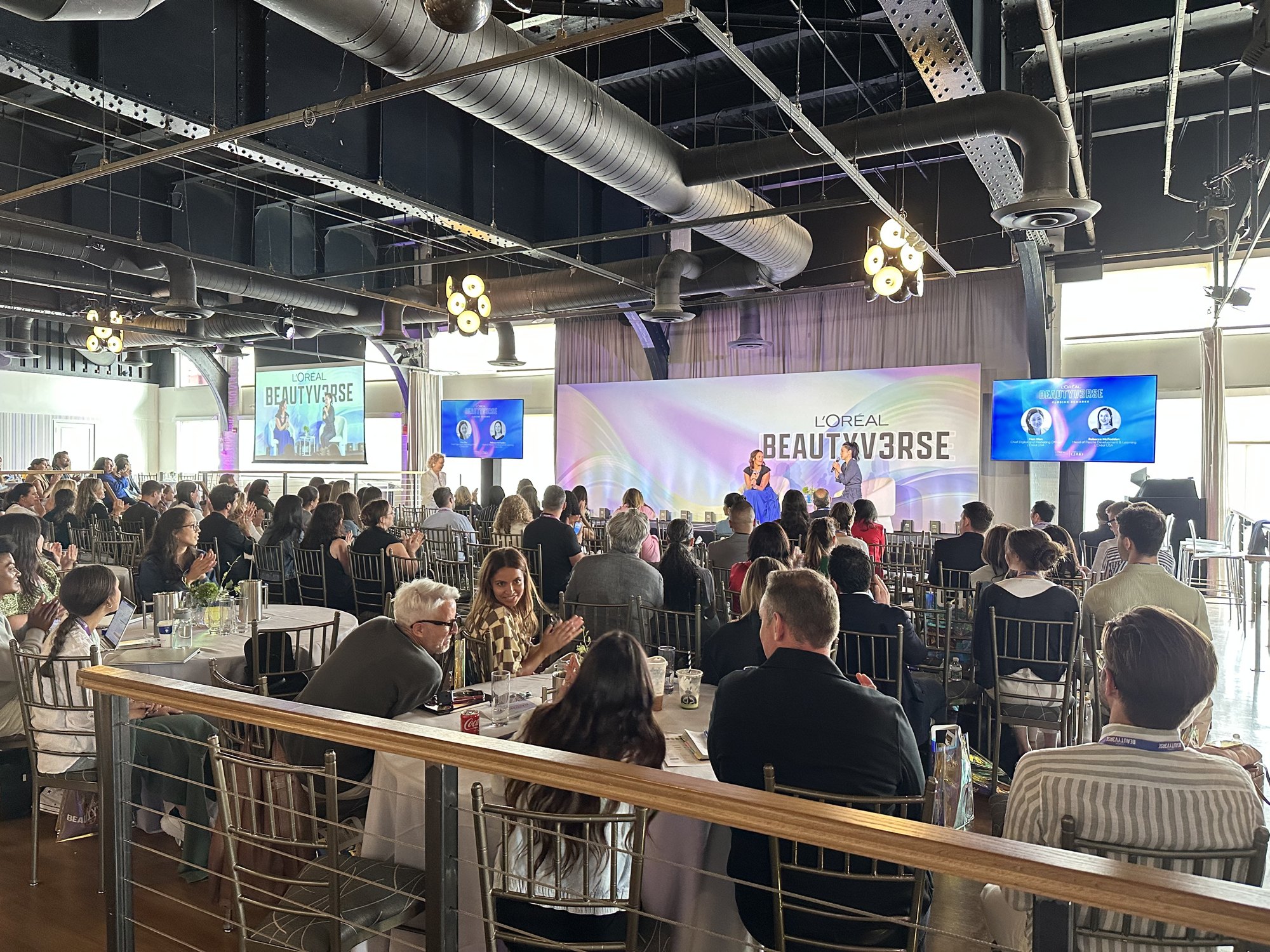 L’Oréal’s digital and marketing leaders in the room for the keynote