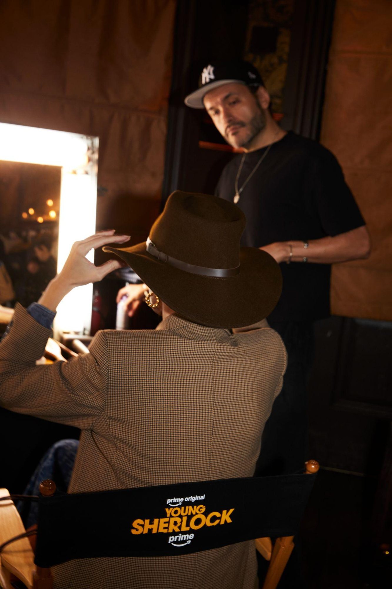 A creator getting ready in the Boudoir