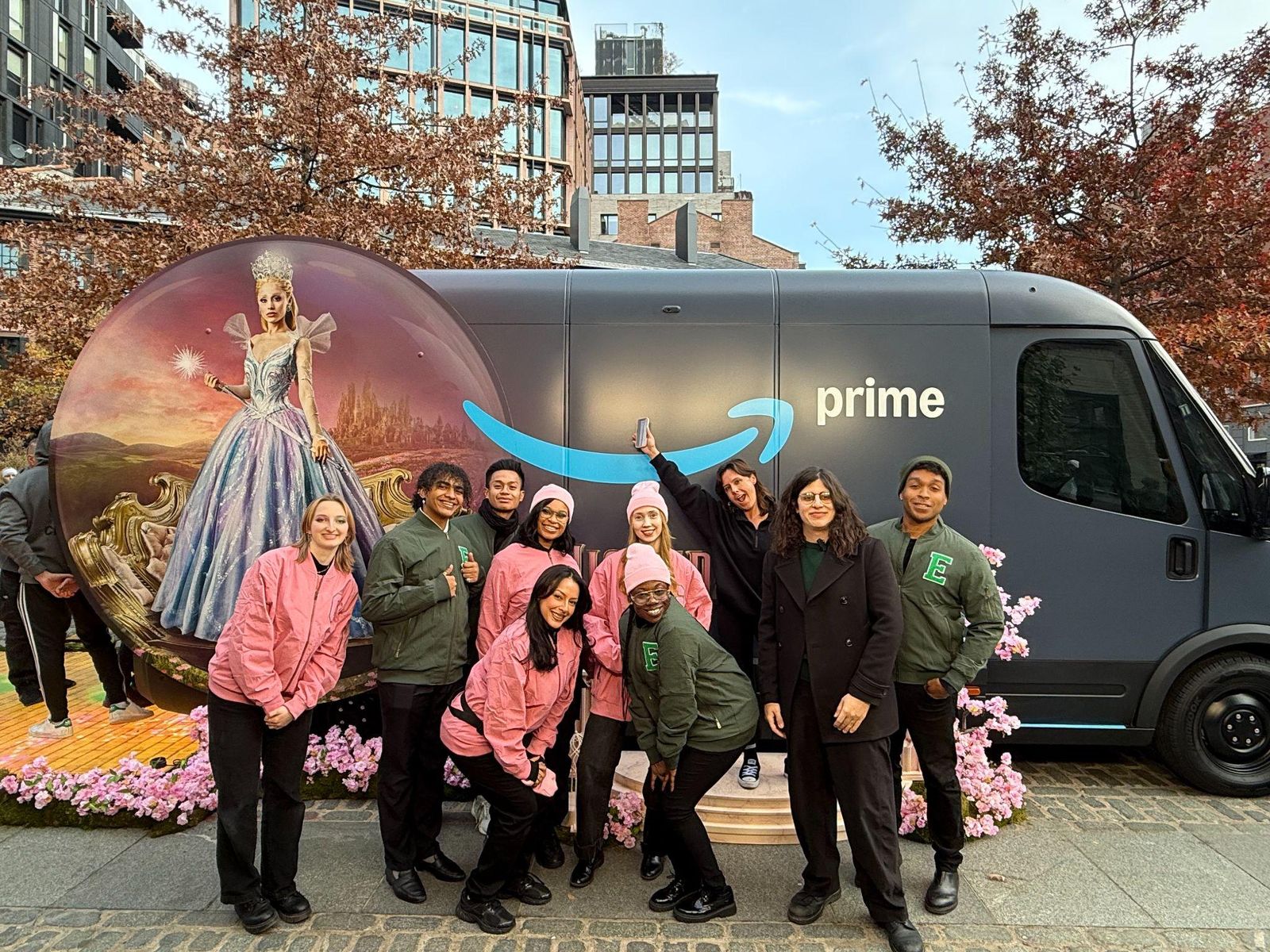 The Wicked Prime Van with the activation team in the Meatpacking District